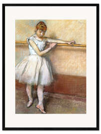 Gerahmter Kunstdruck Danseuse a la Barre