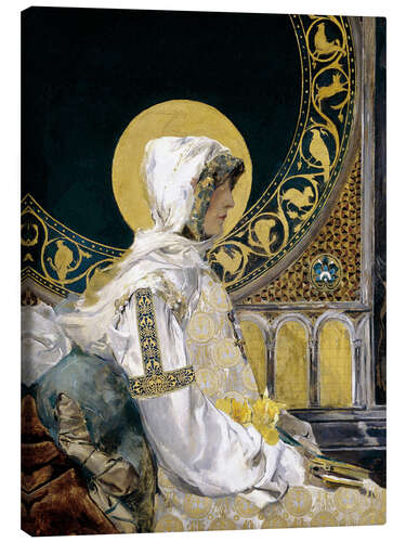 Lienzo Santa en oración