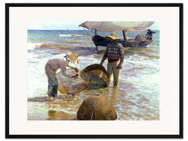 Gerahmter Kunstdruck Fischer in Valencia