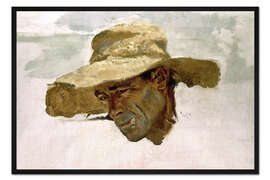 Gerahmter Kunstdruck Bauer