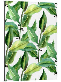 Magnettafel Blättermuster