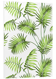 Foam board print Tropical forest