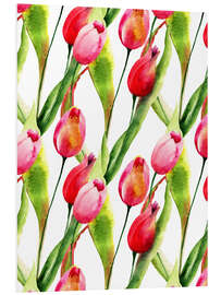 Foam board print Tulips flowers