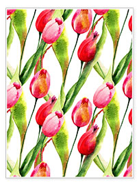 Plakat Tulips flowers
