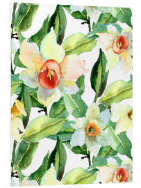 Foam board print Daffodils