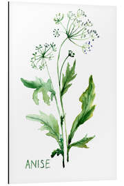 Magnettafel Anis (englisch)