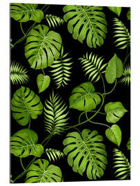 Gallery print Monstera with palms