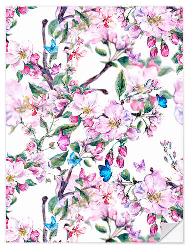 Wall sticker Peach blossoms 