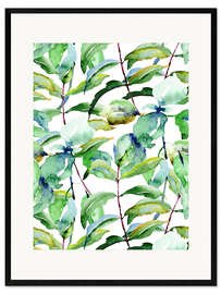 Framed art print Leaves