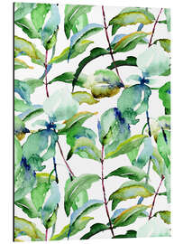 Magnettafel Blätter