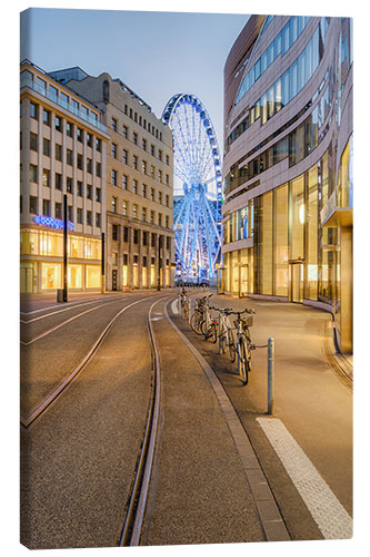 Leinwandbild Am Kö Bogen in Düsseldorf II