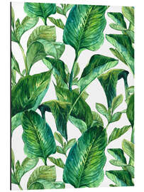 Aluminium print Tropical Leaves