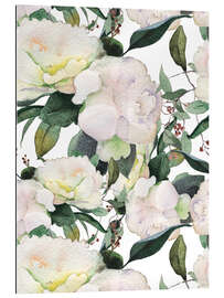 Gallery print White Peonies