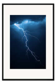 Gerahmter Kunstdruck Gewitter
