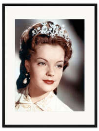 Gerahmter Kunstdruck Romy Schneider als Sissi
