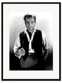 Ingelijste kunstdruk Humphrey Bogart