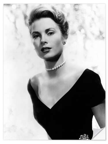 Sticker mural Grace Kelly en 1956