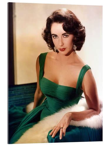 Quadro em plexi-alumínio Elizabeth Taylor