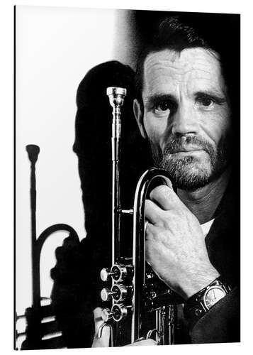 Tableau en aluminium Chet Baker