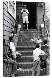 Lerretsbilde  Louis Armstrong i New York