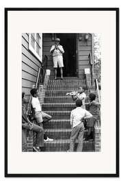 Gerahmter Kunstdruck Louis Armstrong in New York