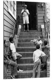 Magnettafel Louis Armstrong in New York