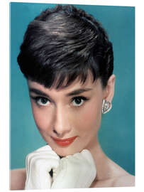 Acrylglasbild Audrey Hepburn