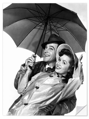 Naklejka na ścianę Gene Kelly mit Debbie Reynolds