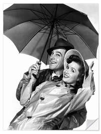 Wandsticker Gene Kelly Mit Debbie Reynolds