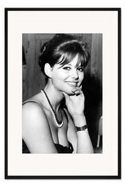 Gerahmter Kunstdruck Claudia Cardinale