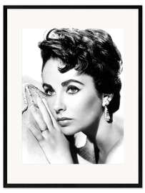 Kunsttryk i ramme Liz Taylor