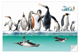 Wall sticker Penguins