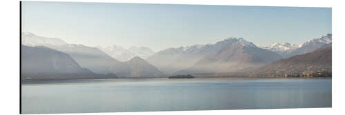 Cuadro de aluminio Panoramic of isola Madre on lake Maggiore, Stresa, Italy