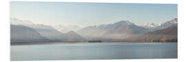 Quadro em PVC Panoramic of isola Madre on lake Maggiore, Stresa, Italy