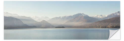 Wall sticker Panoramic of isola Madre on lake Maggiore, Stresa, Italy