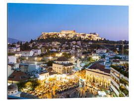 Gallery Print Akropolis und Monastiraki-Platz, Athen