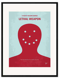 Plakat artystyczny premium w ramie Lethal Weapon