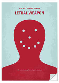 Selvklebende plakat Lethal Weapon