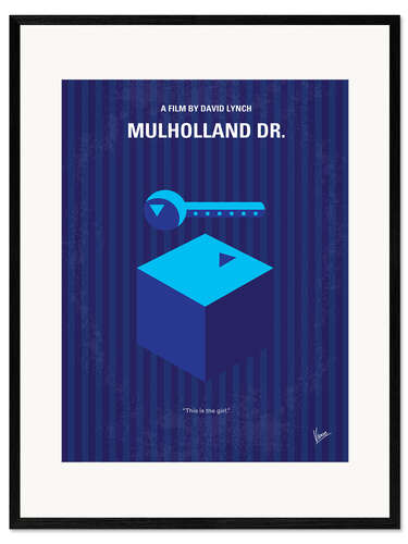 Ingelijste kunstdruk Mulholland Dr.