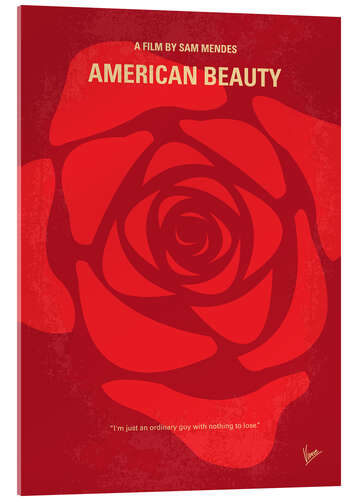 Acrylic print American Beauty