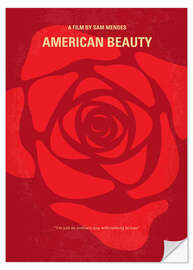 Naklejka na ścianę American Beauty