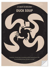 Selvklebende plakat Duck Soup