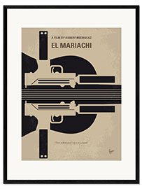 Impresión de arte enmarcada El Mariachi