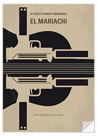 Selvklebende plakat El Mariachi