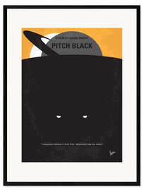 Gerahmter Kunstdruck Pitch Black