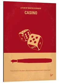 Aluminium print Casino