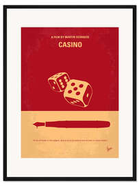 Gerahmter Kunstdruck Casino