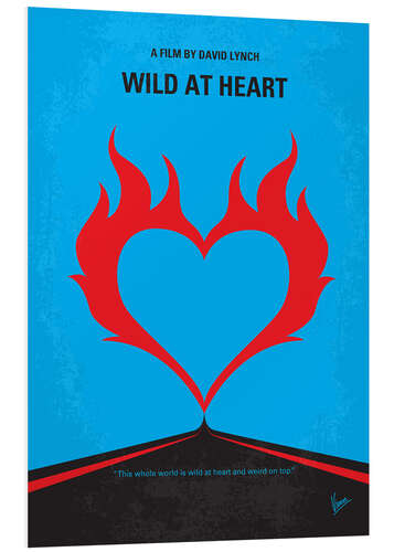 Foam board print Wild At Heart