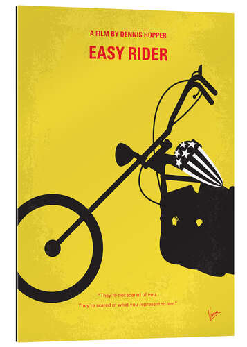 Stampa su plexi-alluminio Easy Rider (Libertà e paura)