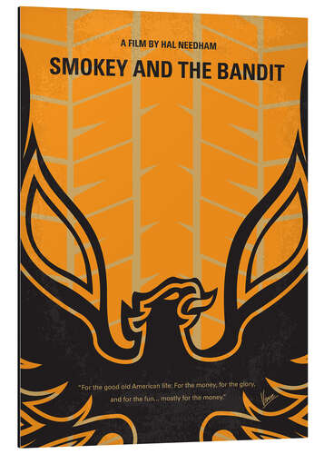 Aluminium print Smokey And The Bandits